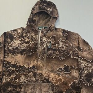 DSG women'sRealtree Escape Camo rain  Hoodie 3XL